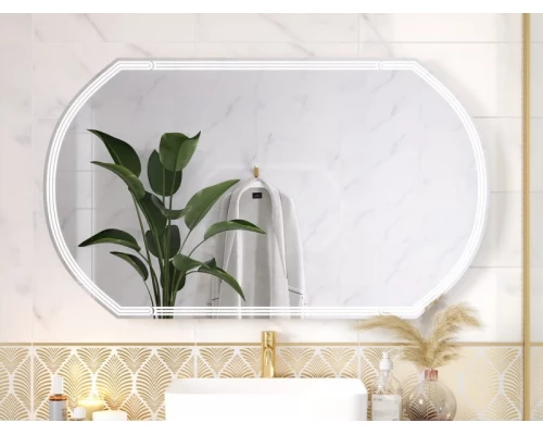 Зеркало 120x70 см Cersanit Design LU-LED090*120-d-Os