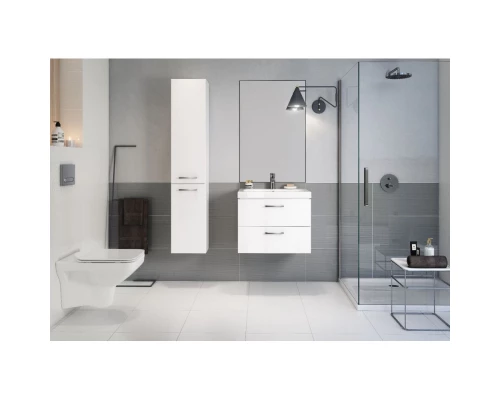 Пенал подвесной белый глянец L/R Cersanit Lara SL-LAR/Wh