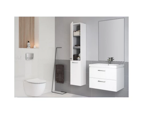 Пенал подвесной белый глянец L/R Cersanit Lara SL-LAR/Wh