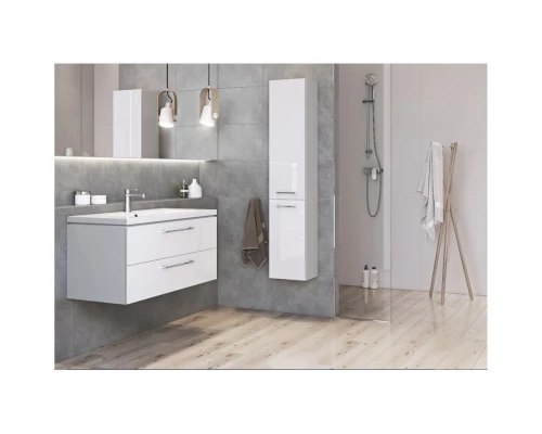 Пенал подвесной белый глянец L/R Cersanit Lara SL-LAR/Wh