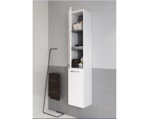 Пенал подвесной белый глянец L/R Cersanit Lara SL-LAR/Wh