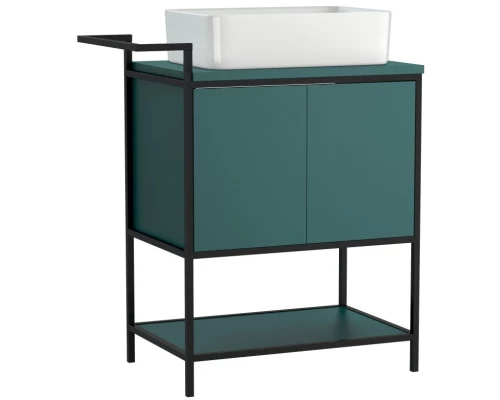 Тумба зеленый/черный 80 см Cersanit Botanique A63014