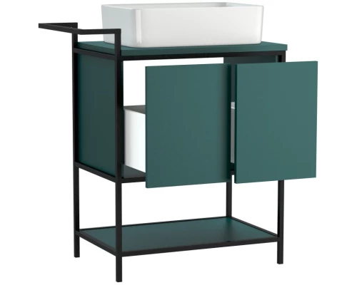 Тумба зеленый/черный 80 см Cersanit Botanique A63014