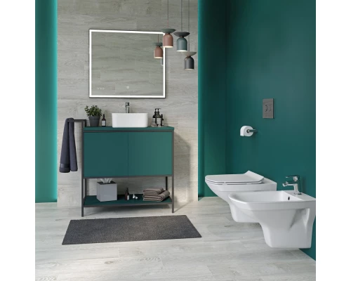 Тумба зеленый/черный 80 см Cersanit Botanique A63014