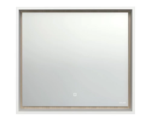 Зеркало 80x70 см белый глянец/дуб Cersanit Louna LU-LOU80-Os