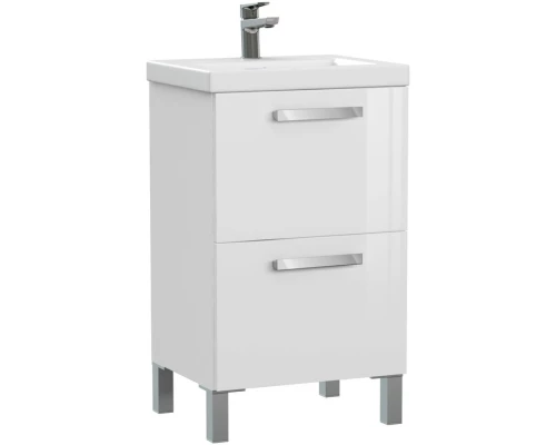 Тумба белый глянец 47,6 см Cersanit Melar 64127