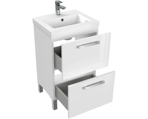 Тумба белый глянец 47,6 см Cersanit Melar 64127