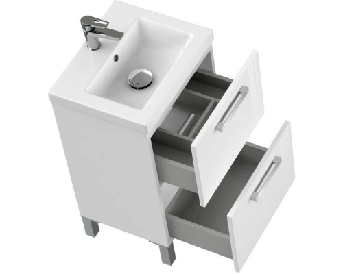 Тумба белый глянец 47,6 см Cersanit Melar 64127