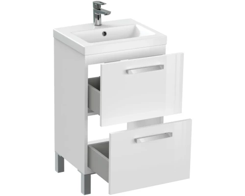 Тумба белый глянец 47,6 см Cersanit Melar 64127