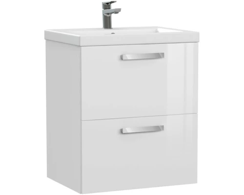 Тумба белый глянец 58,5 см Cersanit Melar 64128