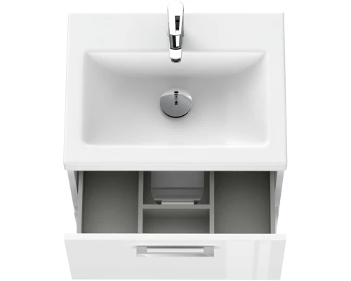 Тумба белый глянец 58,5 см Cersanit Melar 64128