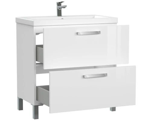 Тумба белый глянец 77,6 см Cersanit Melar 64130