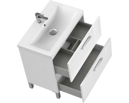 Тумба белый глянец 77,6 см Cersanit Melar 64130