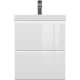 Тумба белый глянец 47,6 см Cersanit Moduo 64139