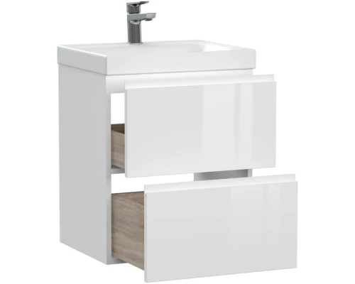 Тумба белый глянец 47,6 см Cersanit Moduo 64139