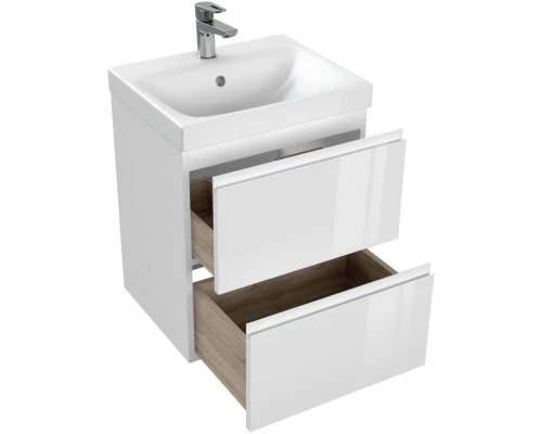 Тумба белый глянец 47,6 см Cersanit Moduo 64139