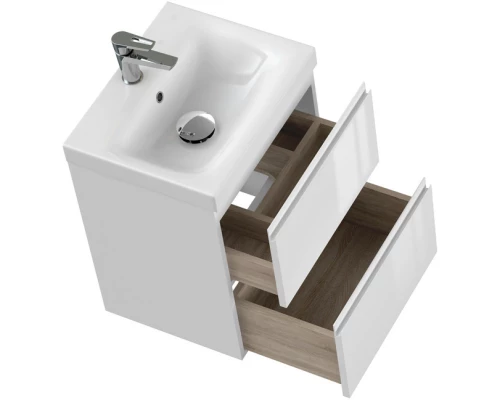 Тумба белый глянец 47,6 см Cersanit Moduo 64139