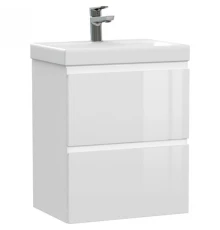 Тумба белый глянец 47,6 см Cersanit Moduo Slim 64124