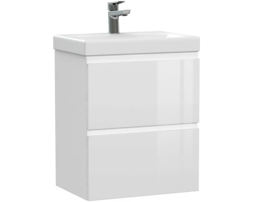 Тумба белый глянец 47,6 см Cersanit Moduo Slim 64124