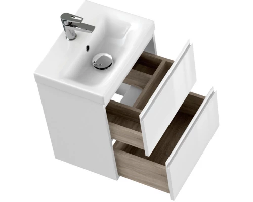 Тумба белый глянец 47,6 см Cersanit Moduo Slim 64124