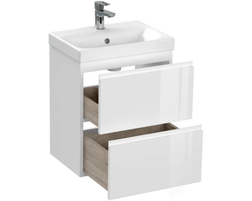 Тумба белый глянец 47,6 см Cersanit Moduo Slim 64124