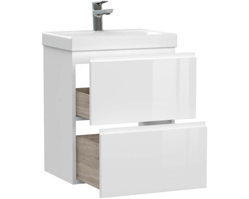 Тумба белый глянец 47,6 см Cersanit Moduo Slim 64124