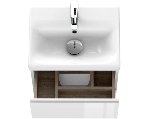 Тумба белый глянец 47,6 см Cersanit Moduo Slim 64124