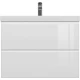 Тумба белый глянец 77,6 см Cersanit Moduo 64141