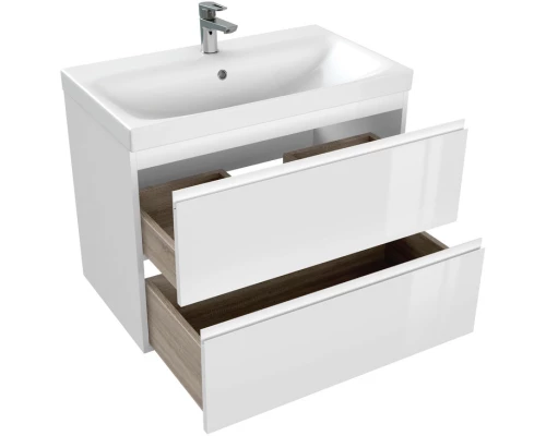 Тумба белый глянец 77,6 см Cersanit Moduo 64141