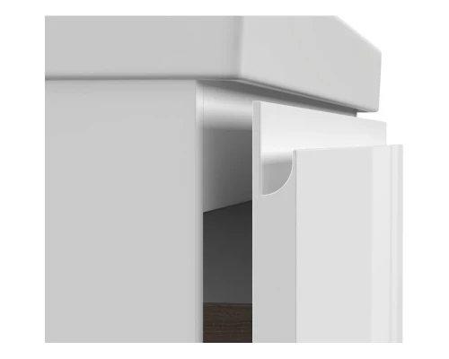 Тумба белый глянец 77,6 см Cersanit Moduo 64141