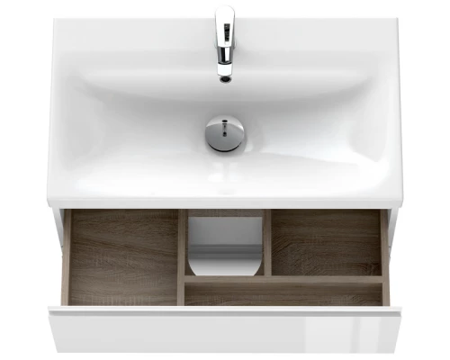 Тумба белый глянец 77,6 см Cersanit Moduo 64141