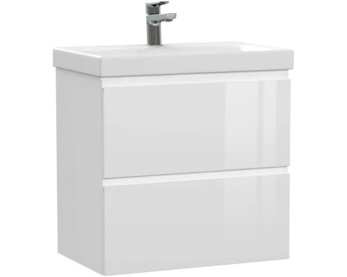 Тумба белый глянец 58,5 см Cersanit Moduo Slim 64125