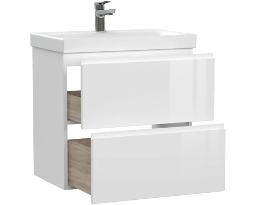 Тумба белый глянец 58,5 см Cersanit Moduo Slim 64125