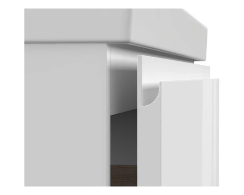 Тумба белый глянец 58,5 см Cersanit Moduo Slim 64125