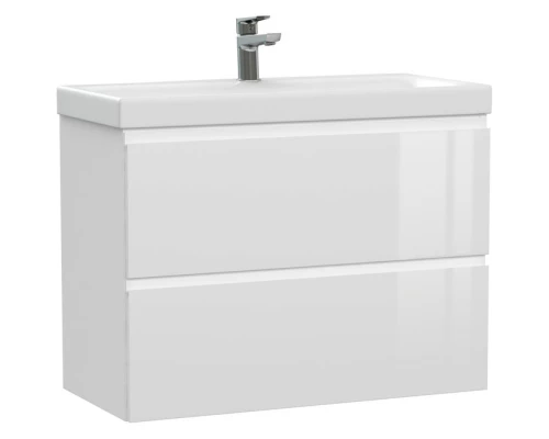 Тумба белый глянец 77,6 см Cersanit Moduo Slim 64126