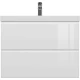 Тумба белый глянец 77,6 см Cersanit Moduo Slim 64126