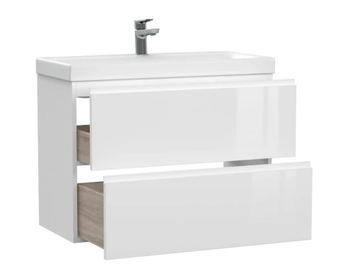 Тумба белый глянец 77,6 см Cersanit Moduo Slim 64126