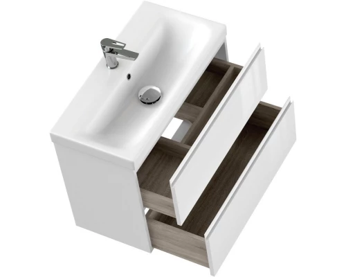 Тумба белый глянец 77,6 см Cersanit Moduo Slim 64126