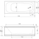 Акриловая ванна 170x70 см Cezares Eco ECO-170-70-41-W37