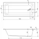 Акриловая ванна 160x70 см Cezares Plane solo mini PLANE SOLO MINI-160-70-42-W37