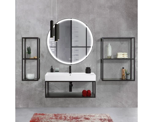 Зеркало 90,7x90,7 см Cezares Cadro CZR-SPC-CADRO-900-LED-TCH-WARM