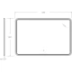 Зеркало 120x80см Cezares Duet CZR-SPC-DUET-1200-800-LED-TCH