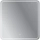 Зеркало 80x80см Cezares Duet CZR-SPC-DUET-800-800-LED-TCH