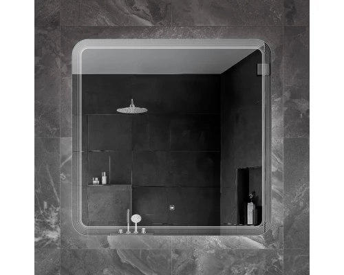 Зеркало 80x80см Cezares Duet CZR-SPC-DUET-800-800-LED-TCH