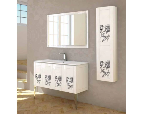 Зеркало 120x80 см белый глянец Cezares 45009