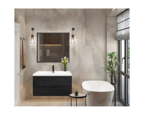 Тумба Nero 89,6 см Cezares Molveno MOLVENO-90-2C-SO-NR