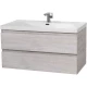 Тумба Legno Bianco 89,6 см Cezares Molveno MOLVENO-90-2C-SO-LB