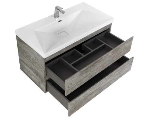 Тумба Legno Grigio 99,6 см Cezares Molveno MOLVENO-100-2C-SO-LG