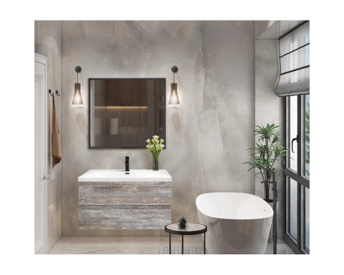 Тумба Legno Grigio 99,6 см Cezares Molveno MOLVENO-100-2C-SO-LG