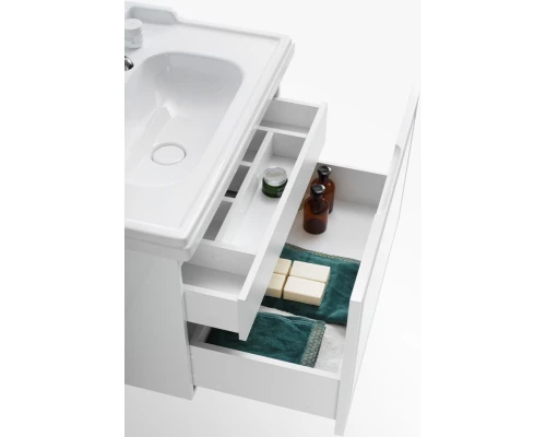 Тумба Bianco Lucido 77 см Cezares Giubileo GIUBILEO-800-1C-SO-BL